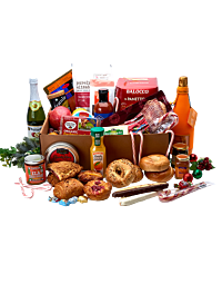Large Colorado Christmas brunch basket