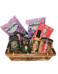 Colorado Green Chili Snack Basket,Discover Colorado's Best: Small Batch Green Chili Snack Basket