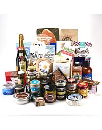 Colorado New Years Gift Basket With Champagne