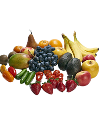 Fresh fruit and vegetables