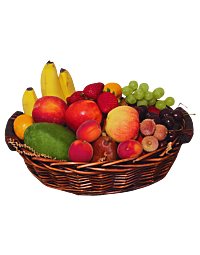Small Fresh Fruit Gift Basket for One or Two People same day metro Denver delivery