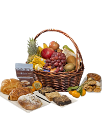 The Emperor Fresh Fresh Fruit and pastry Basket