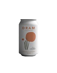 Dram Lemongrass Adaptogenic CBD Sparkling Water 12 Oz 25 Mg CBD