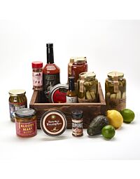 Double Bloody Mary and Pickle Crate