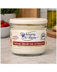 Isigny Creme Fraiche 7 oz container authentic French cultured cream from Normandy