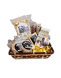 Colorado Cookies, Chocolate and Popcorn Gift basket