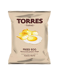 Torres Tapas Fried egg potato Chips