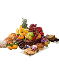 Fresh Fruit and Pastry gift basket
