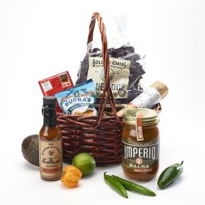 Colorado Chips and Salsa Hot and spicy snack basket