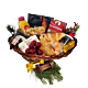 Colorado Christmas Breakfast sweets basket with Colorado Apple Butter and Colorado Peach preserve