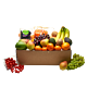 Office Fruit and Vegetable Organic subscription box 4 deliveries
