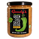 Goody's Small Batch Green Chile Sauce Medium Spicy