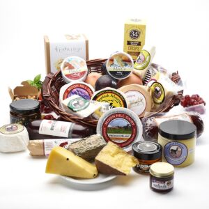 Super Large Colorado Cheese and Charcuterie Basket with accompaniments, Choose Size
