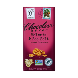 Chocolove - Large Bars - Walnut & Sea Salt in Dark Chocolate 3.2oz