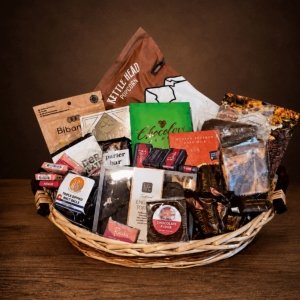 Colorado Dark Chocolate Lover&rsquo;s Gift Basket with artisan chocolates