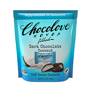 Chocolove Dark Chocolate Coconut Bites 3.5 Oz