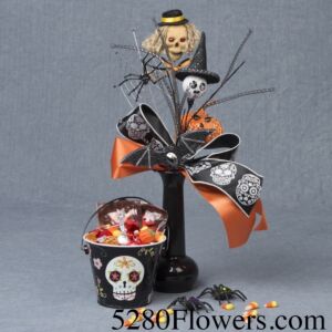 Halloween Bud vase and candy bucket