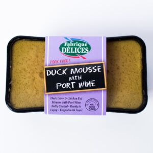 Fabrique Delice Duck mousse with Port wine 7 Oz ( pork free)