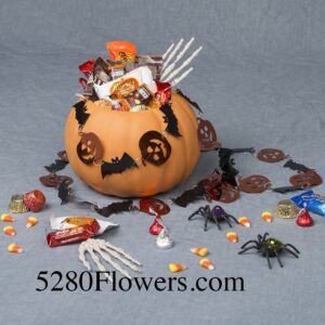 Halloween Pumpkin with candy
