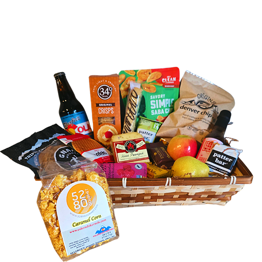 The Colorado Bounty snack basket 100 % Colorado made