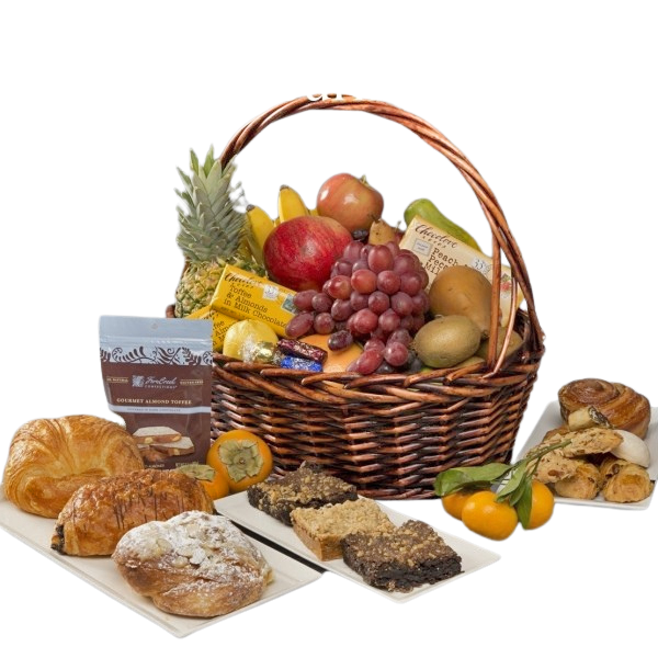 The Emperor Fresh Fresh Fruit and pastry Basket