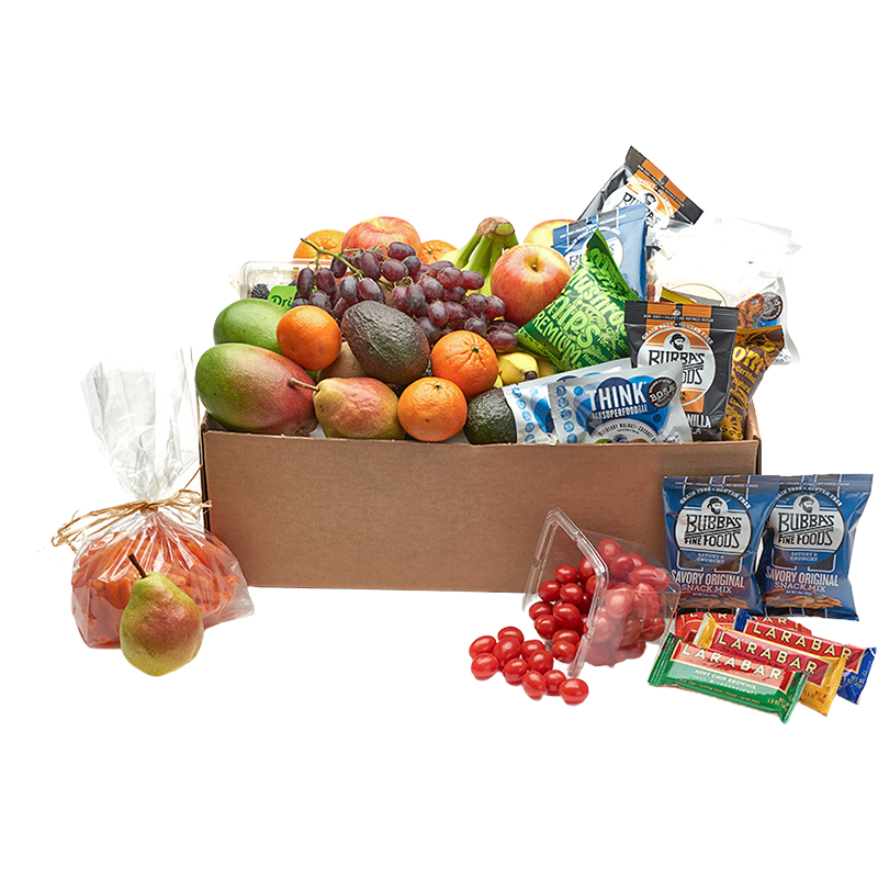 Office Fruit ,Vegetable and healthy Snacks subscription 4 deliveries Organic Available 35 servings !