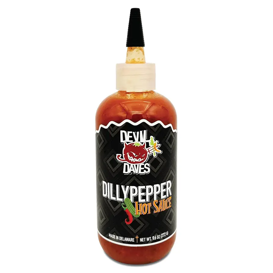 Devil Dave's Dilly Pepper & Pickle Brine Hot Sauce 10 Oz