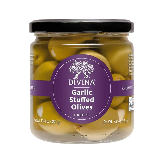 Divina Garlic Stuffed Olives 13 OZ