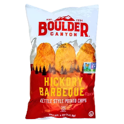 Boulder Canyon Barbeque Chips 1.5 oz or 5 Oz