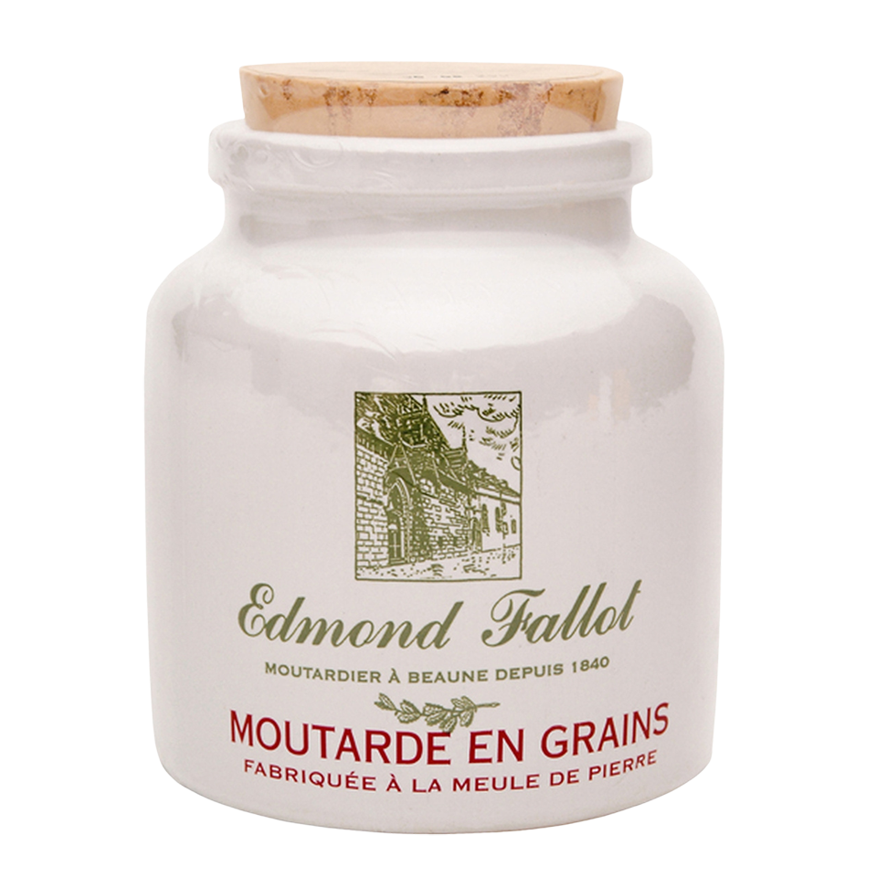 Edmund Fallot Stoneware Jar Whole Grain Mustard 250g