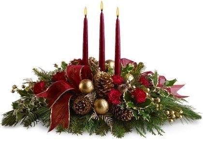 Over the Top Christmas centerpiece