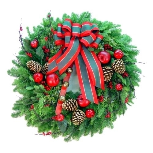 Fresh Elegant Christmas Wreath