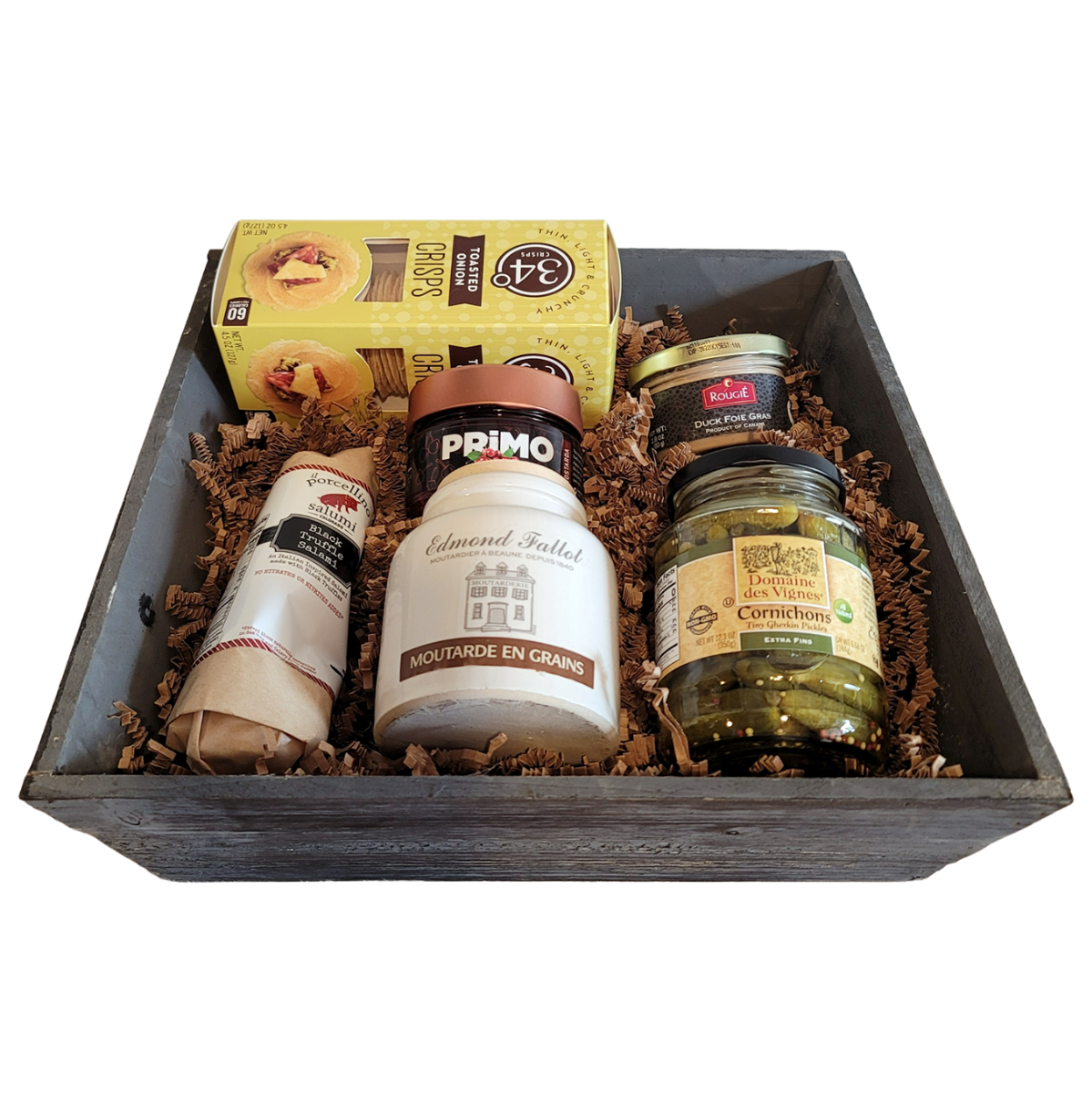 The Foie Gras Gift Basket with Truffle Salami