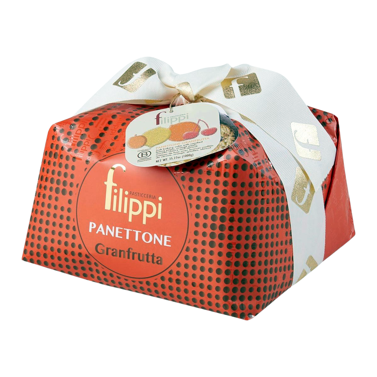 Granfrutta Panettone by Pasticceria Filippi 1000 Gram