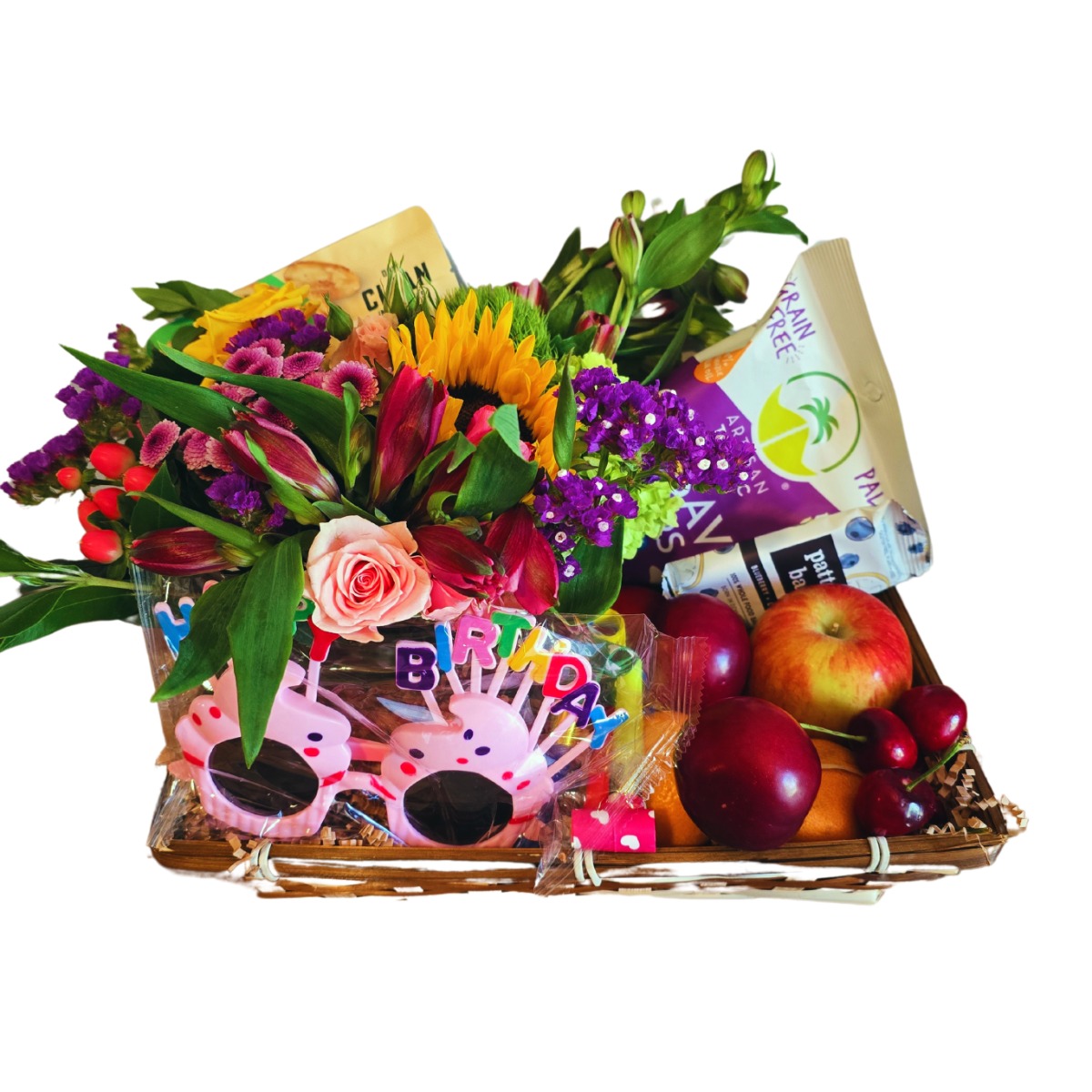 Healthy Birthday Bash Basket