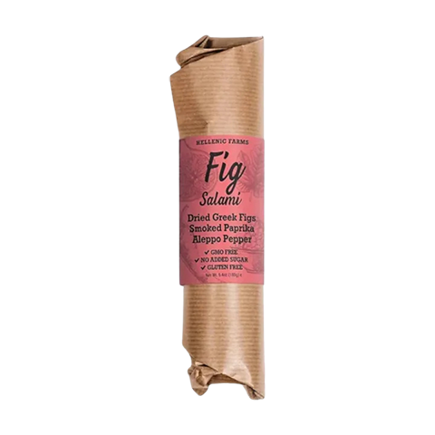 Hellenic Farms Vegan Fig Salami with Smoked Paprika