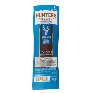 Hunter’s Reserve Venison Sausage – 4 oz Gourmet Game Sausage
