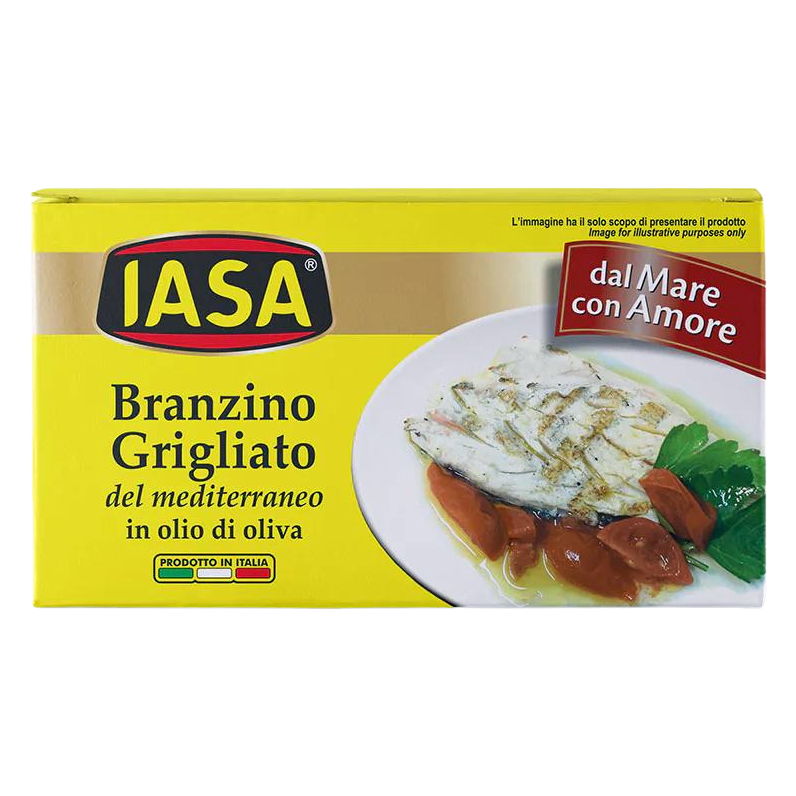 IASA Grilled Mediterranean Sea Bass in Olive Oil – Branzino Grigliato