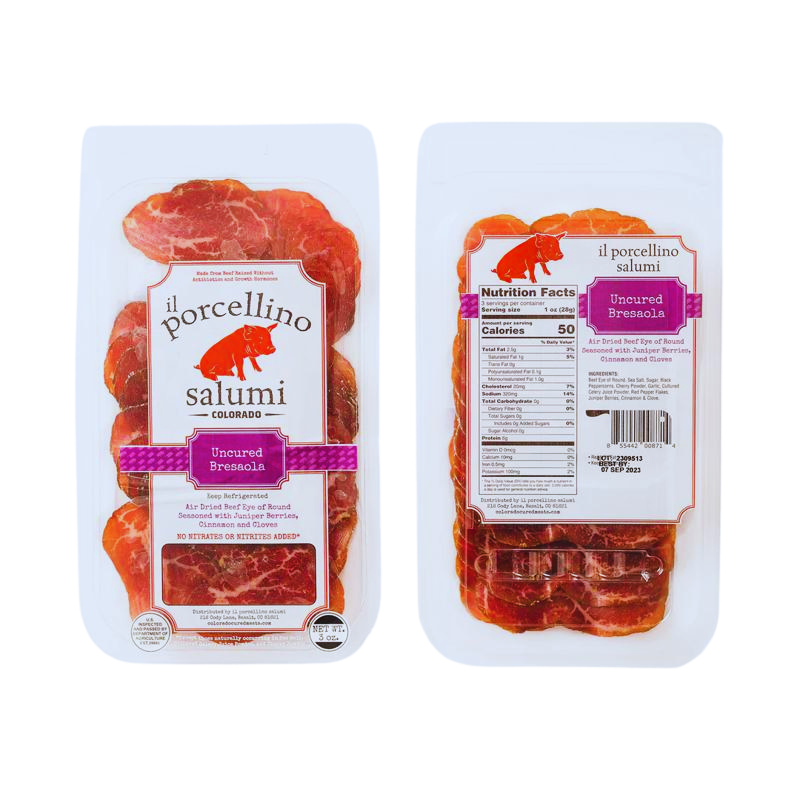 Il Porcellino Uncured Lomo 2 oz Sliced