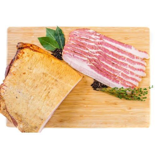 Il porcellino, Peachwood smoked maple bacon