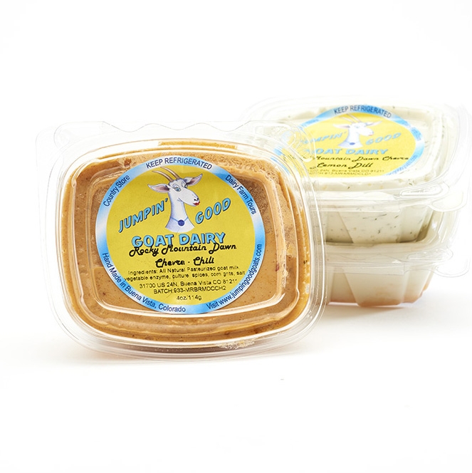 Jumpin Good Goat Dairy Chevre Chili LOCAL
