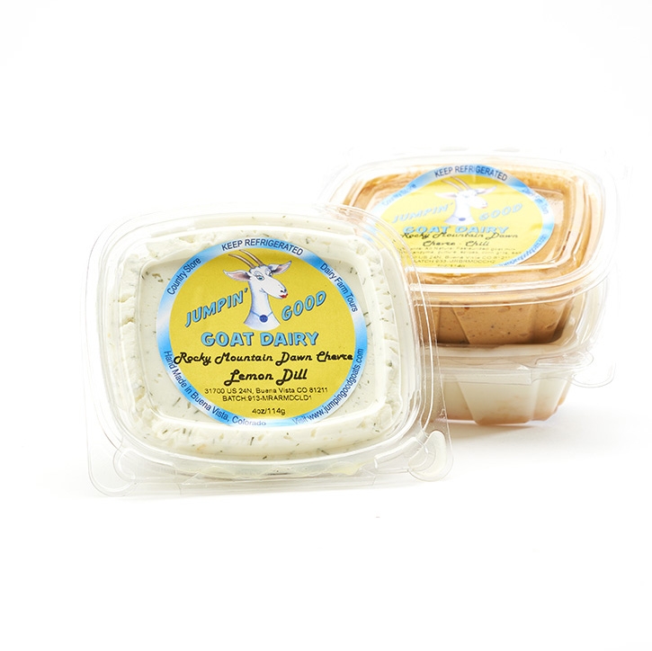 Jumpin Good Goat Dairy Lemon Dill Chevre LOCAL