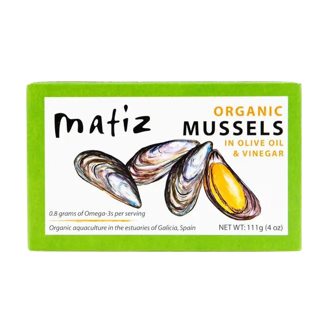 Matiz Mussels in Organic Olive Oil - 4oz