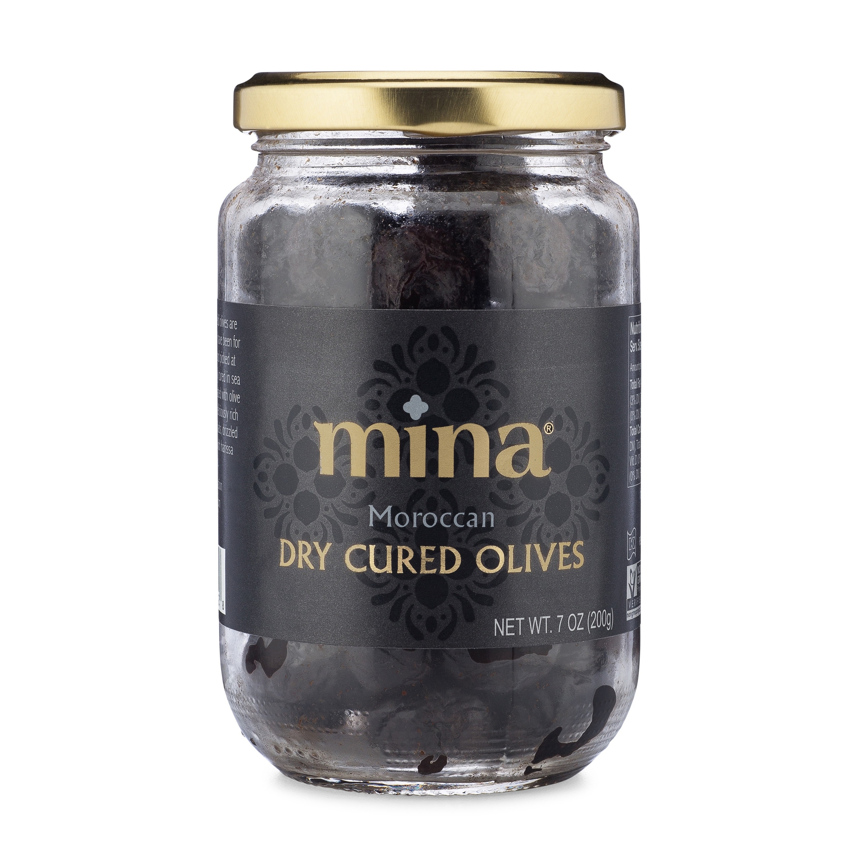 Mina 7 oz Dry Cured Black Olives