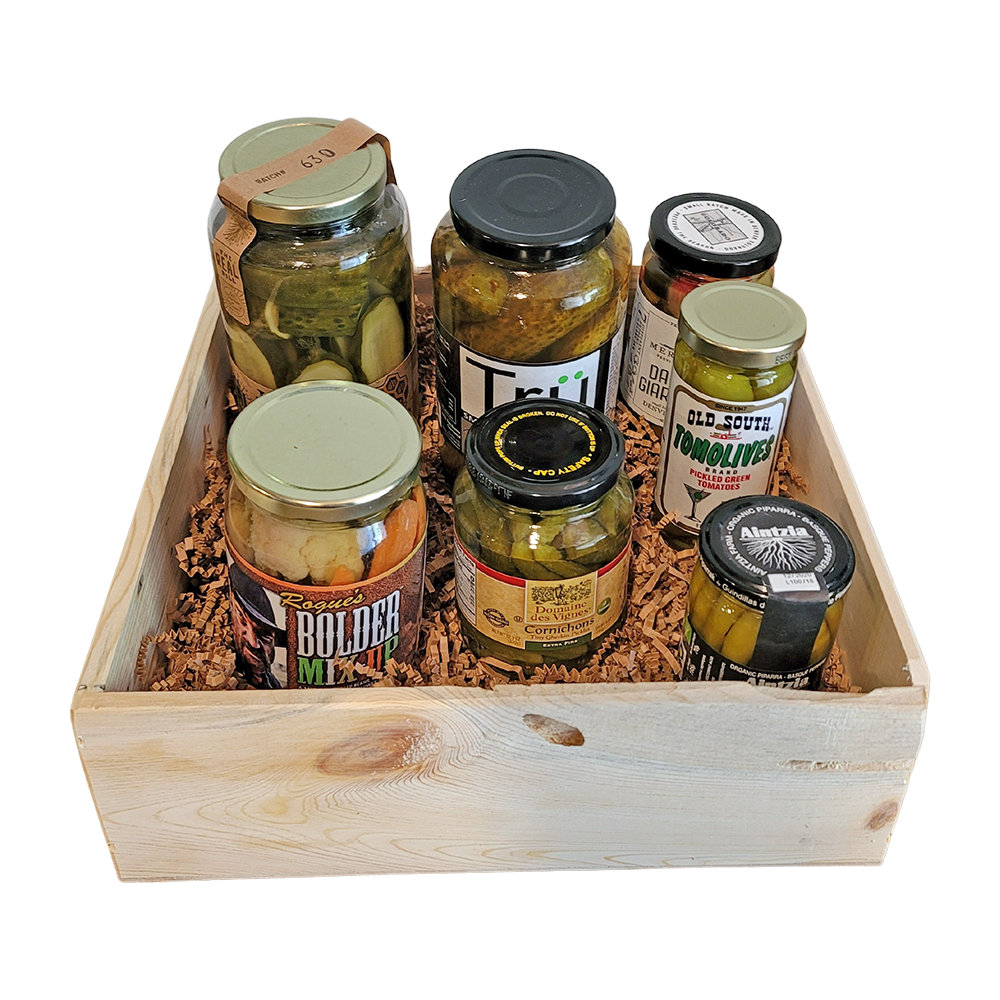 Large Artisan Pickle Crate with some LOCAL