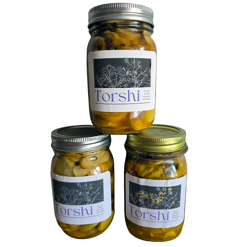 Native Nosh Torshi: Persian Pickled Jerusalem Artichokes