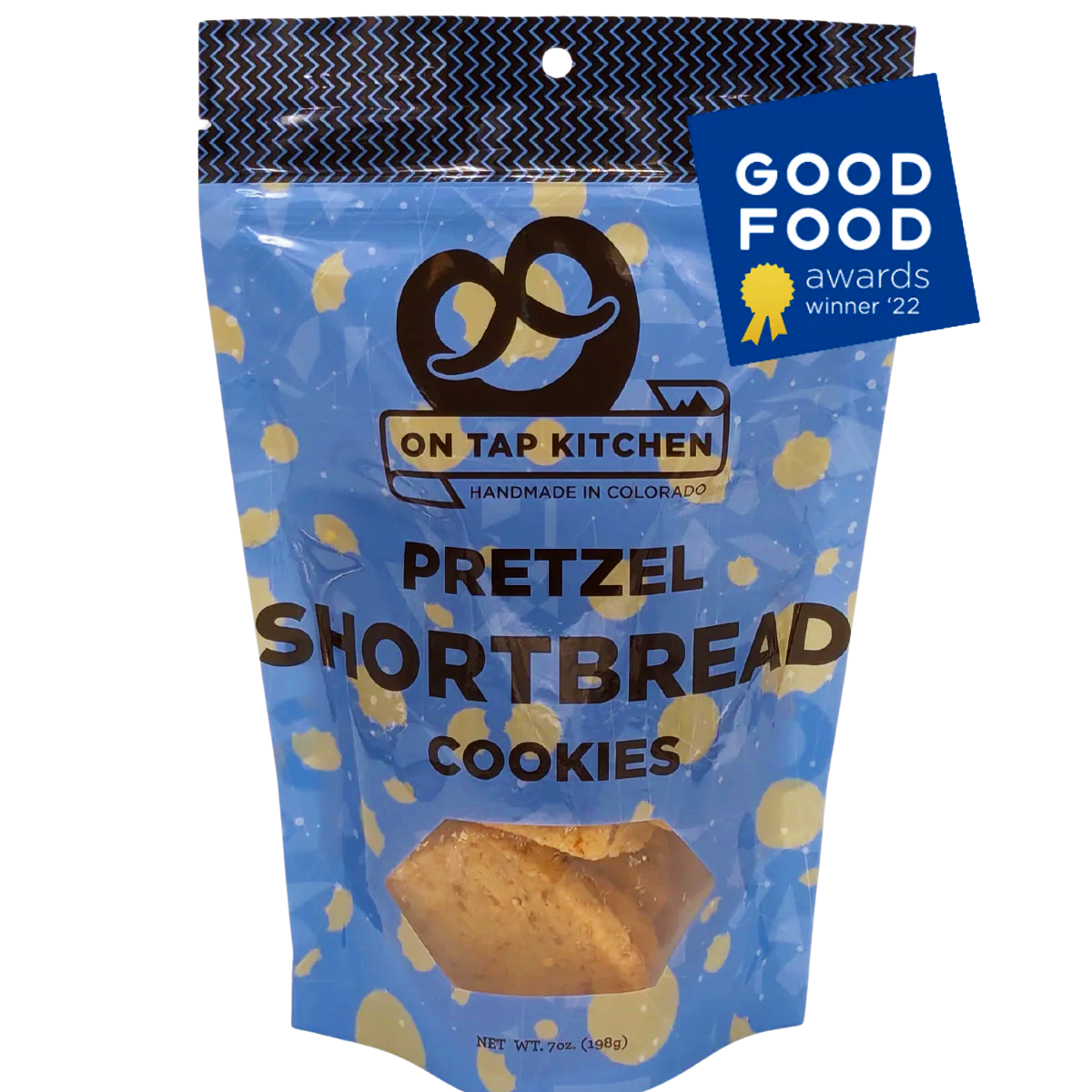 On Tap Kitchen Pretzel Shortbread Cookies 3.5 oz | Local Colorado Treat