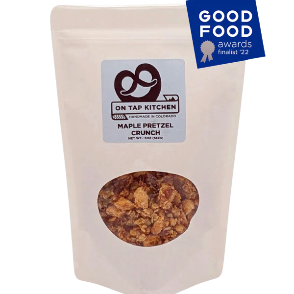 On Tap Kitchen Maple Pretzel Crunch 3.5 oz | Local Colorado Treat
