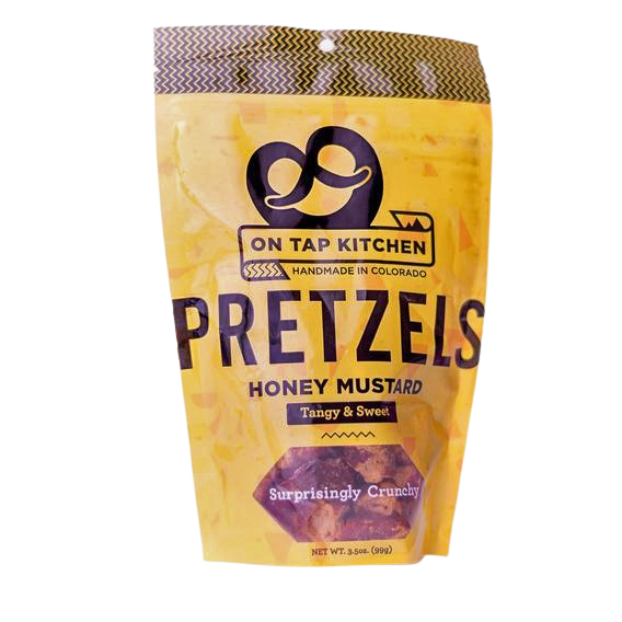 On tap kitchen Honey Mustard Pretzels Local 3.5 Oz LOCAL
