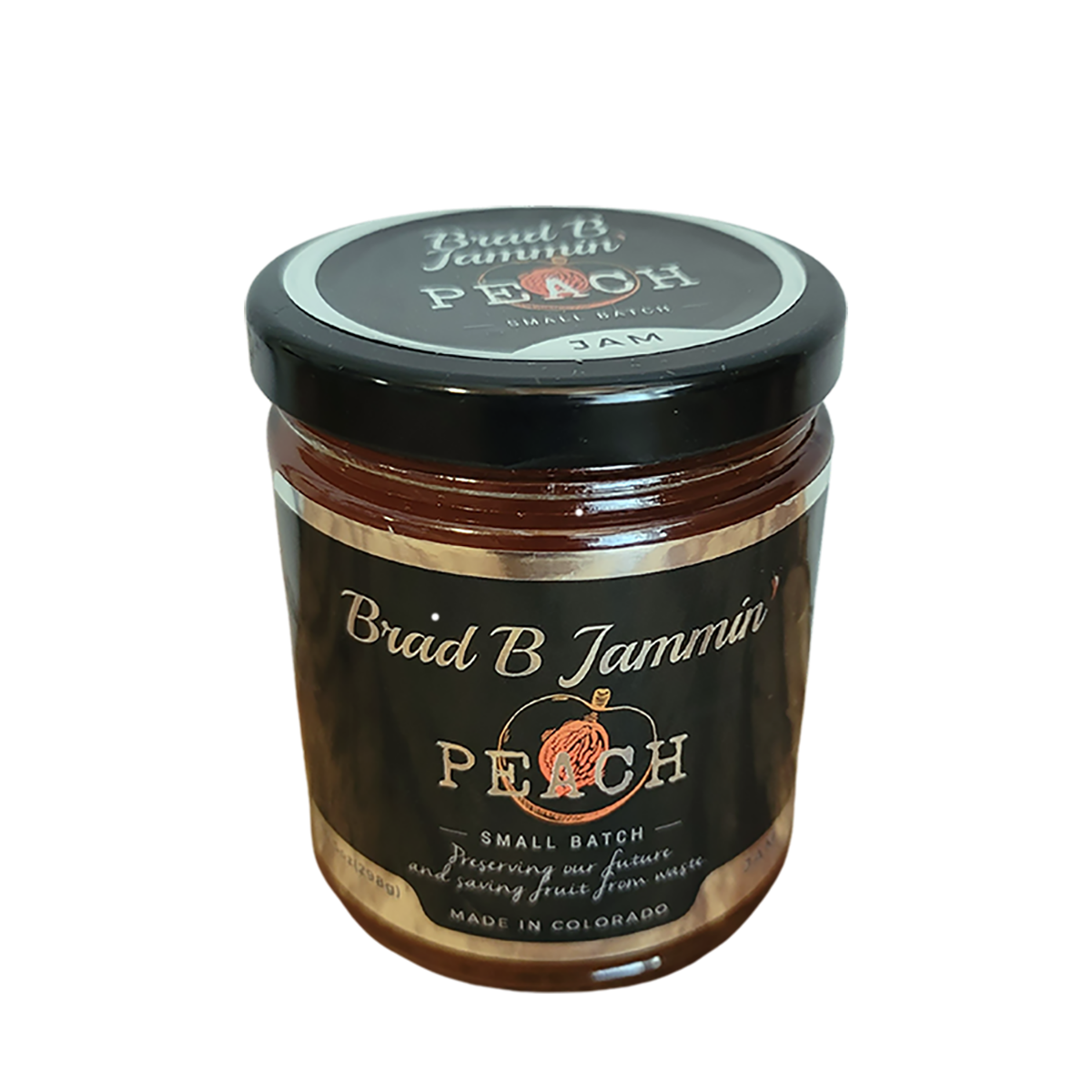 Brad B Jammin Palisade Peach Jam 10.5 OZ LOCAL